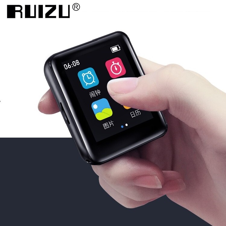 M4 HiFi Music Portable Mini Bluetooth MP3 Player 1.8" Full Touch Screen FM Radio