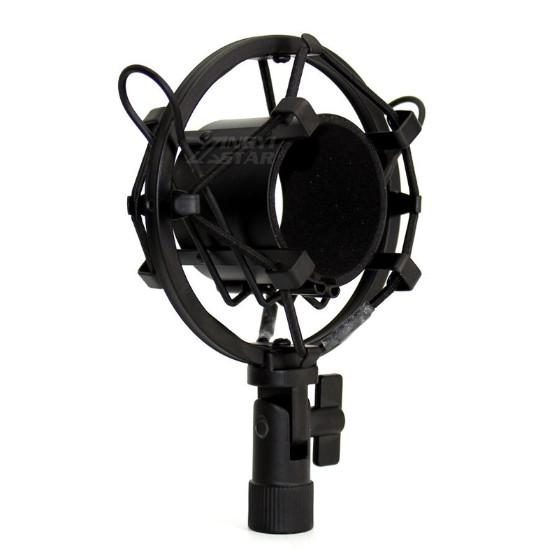 Recording Studio Microphone Stand Shock Mount For Computer Condenser Mic Holder Metal Shockmount