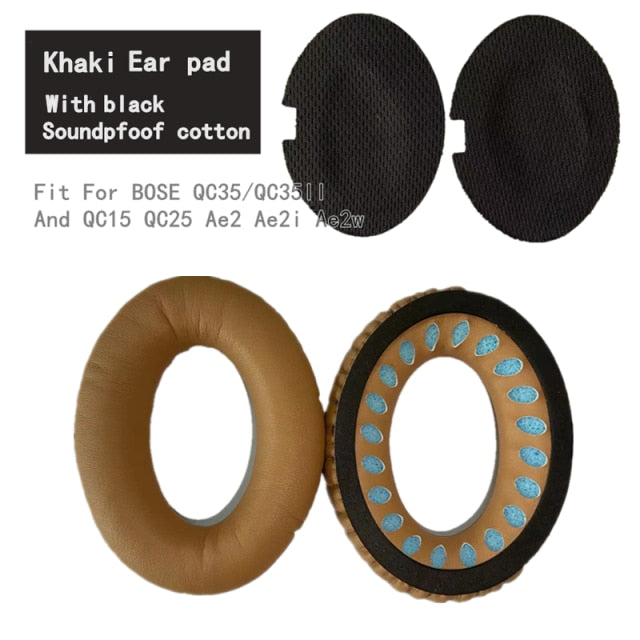 Earpads for BOSE QC35 QC25 QC15 AE2 SoundTrue Headphone Memory Foam Pads