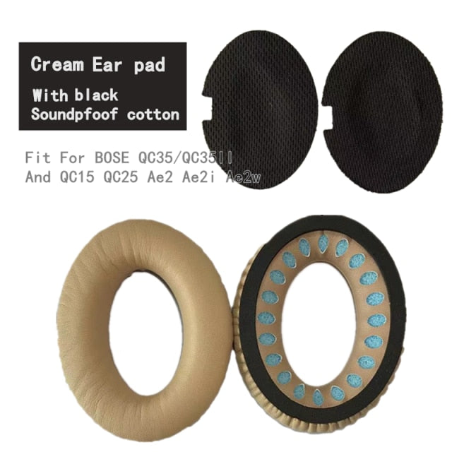 Earpads for BOSE QC35 QC25 QC15 AE2 SoundTrue Headphone Memory Foam Pads
