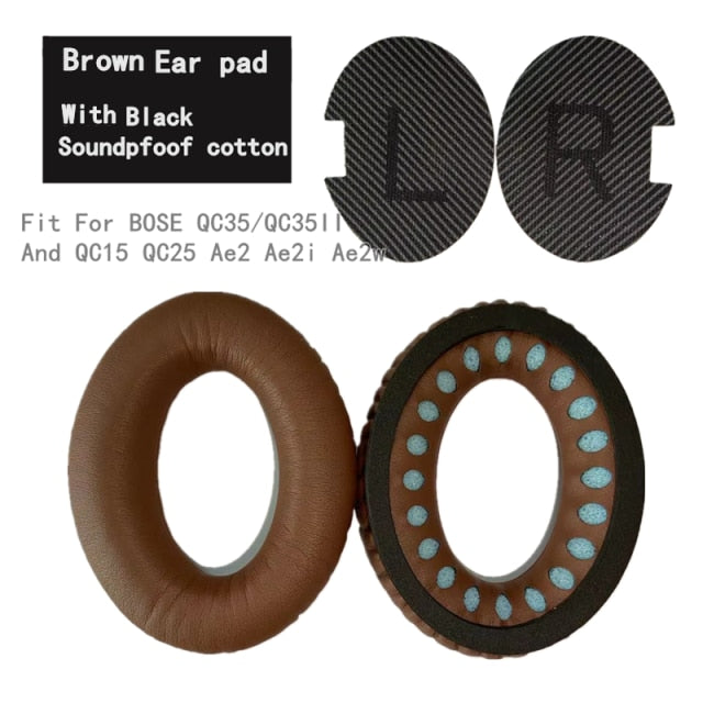 Earpads for BOSE QC35 QC25 QC15 AE2 SoundTrue Headphone Memory Foam Pads