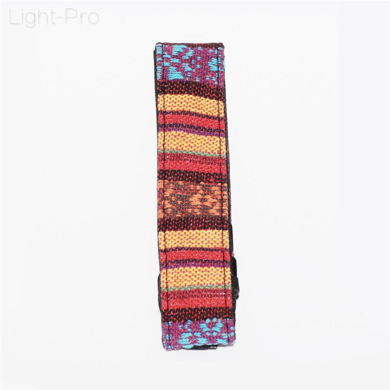 Retro Style Double Cotton Yard Colorful Pattern Camera Shoulder Neck Sling Hand Strap Belt For Canon