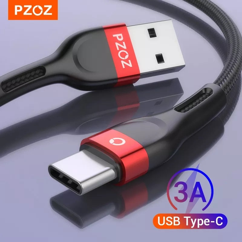 USB Type C Cable Fast Charging Wire Data Cord USB C Cable 2M 3M Mobile Ph USBC TypeC Charger
