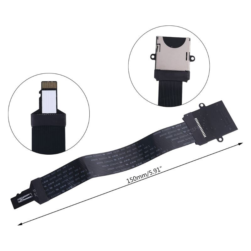 SD card Female to TF micro SD Male (SD to TF) Flexible Memory Card Extension Cable Extender Adapter