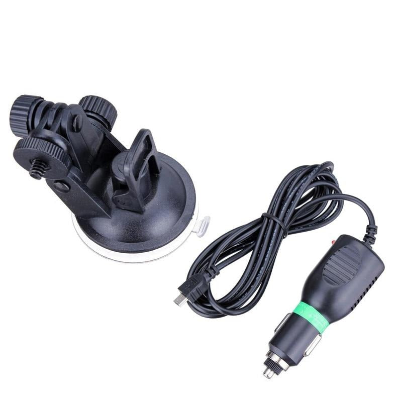 SJCAM Car Charger Mount + Suction Cup Bracket Car Holder With Car Charger for SJ4000 WiFi M10