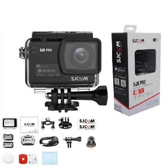 SJ8 Pro 4K 60FPS WiFi Remote Ultra HD Extreme Sports Action Camera Full Accessories Box Live Stream