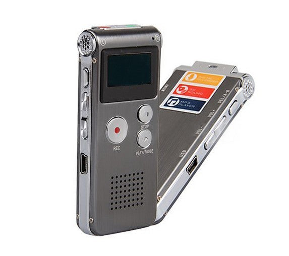 SK-012 8GB Spy Mini USB Flash Digital Audio Voice Recorder Dictaphone MP3 Player Grey Pen Drive
