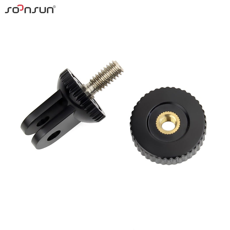 Mini Tripod Mount Adapter with 1/4'' Thread for GoPro Hero 8 7 6 5 4 Session