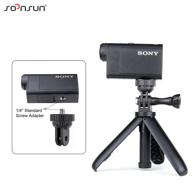 Mini Tripod Mount Adapter with 1/4'' Thread for GoPro Hero 8 7 6 5 4 Session