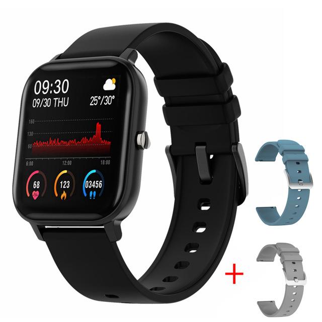 Smart Watch P8 Men Women 1.4inch Full Touch Screen Fitness Tracker Heart Rate Monitor IP67