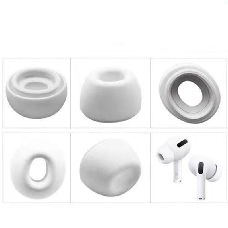 Soft Silicone Earbuds Earphone Case Earplug Cover for Apple Airpods Pro 3 Headphone Eartips