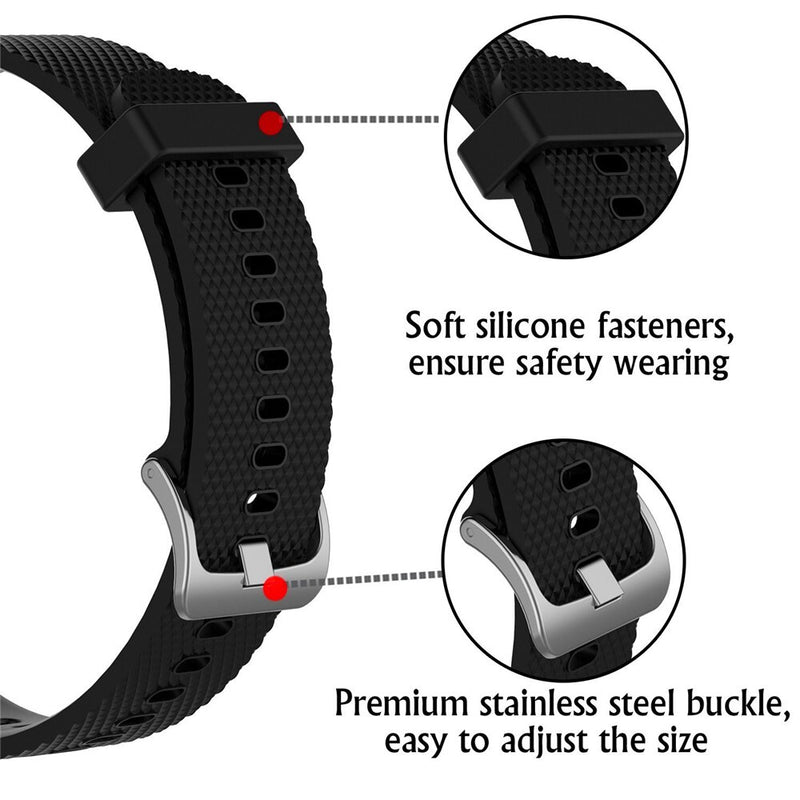 Soft Silicone Replacement Strap for Garmin Vivoactive3 Vivomove HR Smart WristBand for Garmin
