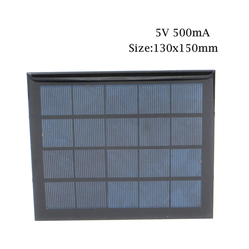 Solar Panel 5V Mini Solar System DIY For Battery Cell Phone Chargers Portable 0.7W 0.8W 1W 1.2W 2.5W
