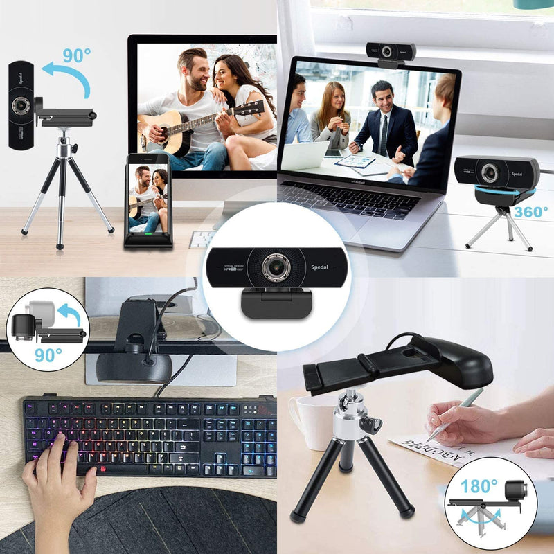 MF934H 1080P Hd 60fps Webcam with Microphone for Desktop and Laptop Web Camera USB