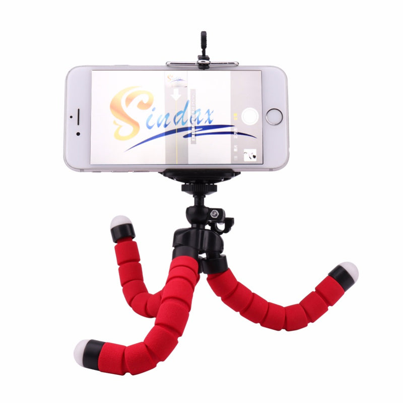 Sponge Flexible Octopus Tripod with Phone Holder Tripod For Phone For iPhone for Samsung for