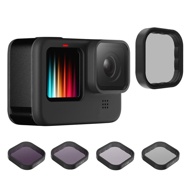 ND8 ND16 ND32 CPL Lens Filter Set Aluminium Alloy Frame for GoPro Hero 9 10 Black Action Camera