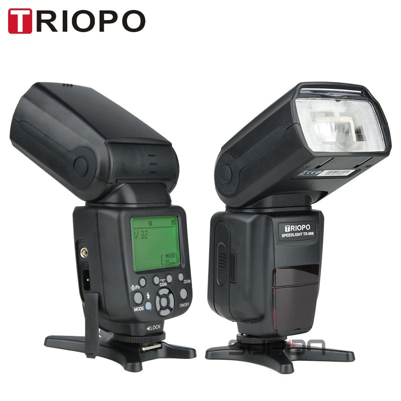 TRIOPO TR-988 Flash Professional Speedlite TTL Camera Flash with High Speed Sync for Canon and Nikon