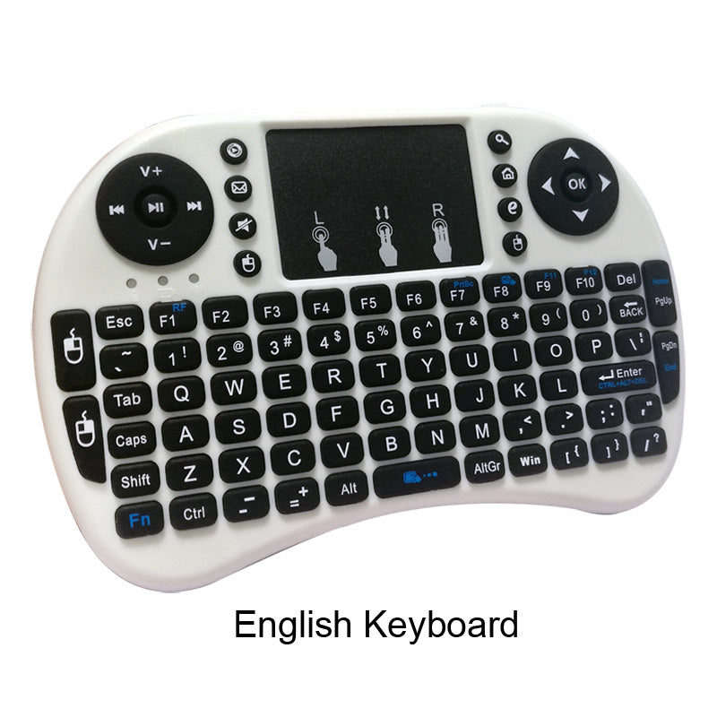 Touyinger New arrival mini i8 Keyboard Air Mouse Multi-Media Remote Touchpad Handheld for Android