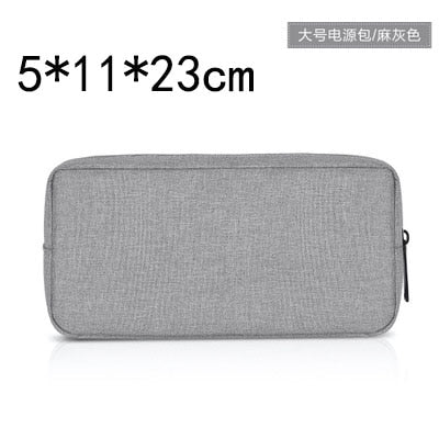 Travel Storage Portable Digital Accessories Gadget Devices Organizer USB Cable Charger Storage