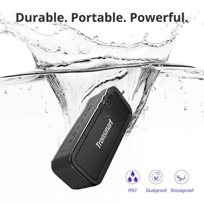 Element Force Bluetooth Speaker IPX7 Waterproof Portable Speaker 40W Computer Speakers 15H