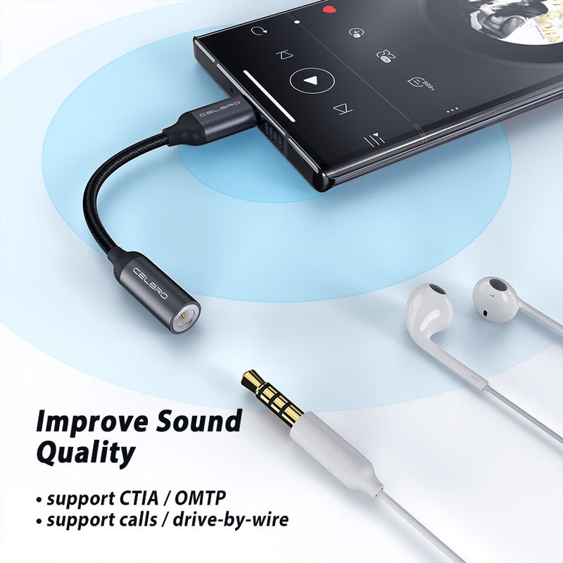 Type C 3.5mm Aux Adapter Usb C To 3.5MM Headphone Jack Adapter Audio Cable for Samsung Note 10