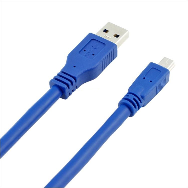 USB 3.0 A Male AM to Mini USB 3.0 Mini 10pin Male USB3.0 Cable 0.3m 0.6m 1m 1.5m 1.8m 3m 5m 1ft