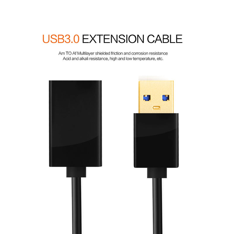 USB 3.0 Extension Cable USB 3.0 2.0 A Male To A Female Extension Data Sync Cable Adapter for