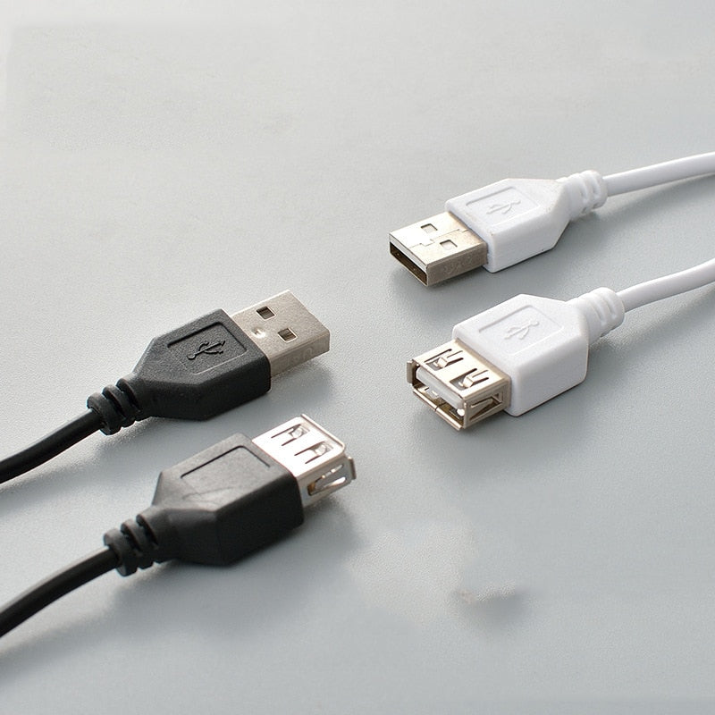 USB Extension Cable Super Speed USB 2.0 Cable Male to Female 1m Data Sync USB 2.0 Extender Cord
