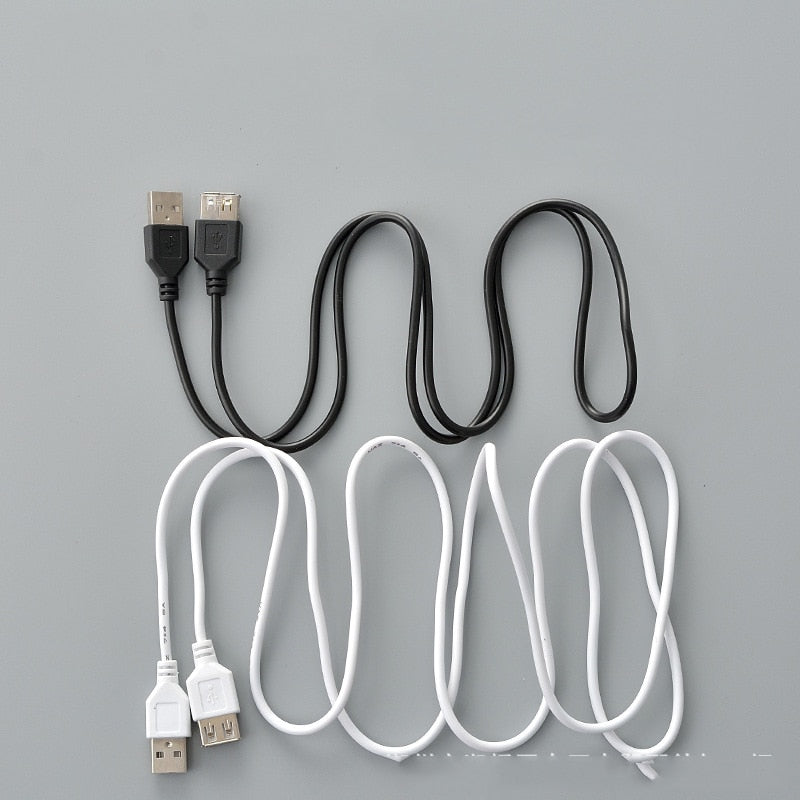 USB Extension Cable Super Speed USB 2.0 Cable Male to Female 1m Data Sync USB 2.0 Extender Cord
