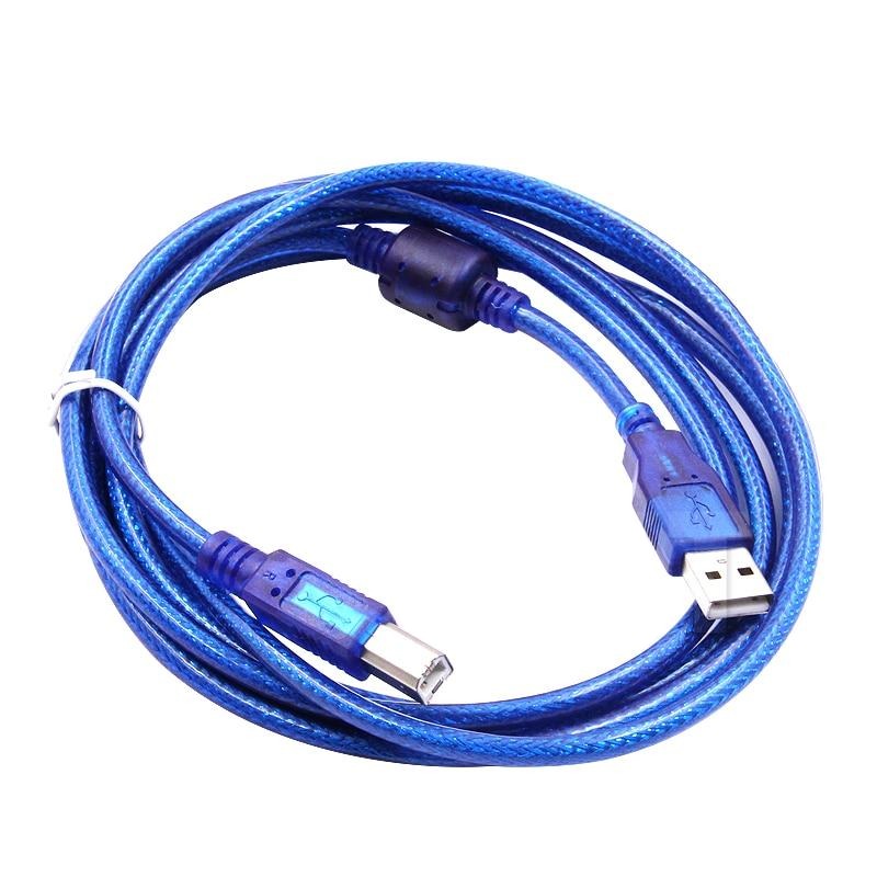 USB Extension Cable USB 2.0 Printer Cable for Smart Printer Scanners Extender Data Cord USB Type A