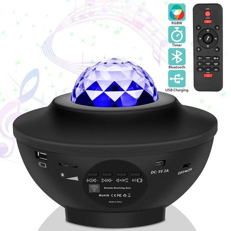 USB LED Star Night Light LED Projector Light Bluetooth Projector Sound-Activated Projector Light
