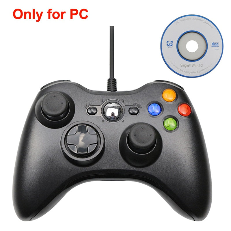 USB Wired Vibration Gamepad Joystick For PC Controller