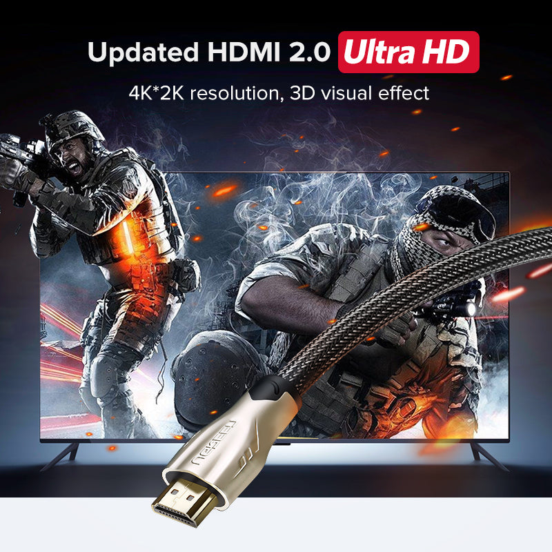 Ugreen HDMI Cable HDMI to HDMI 2.0 Cable 4K for Splitter Extender Adapter Nintend Switch PS4 Xiaomi