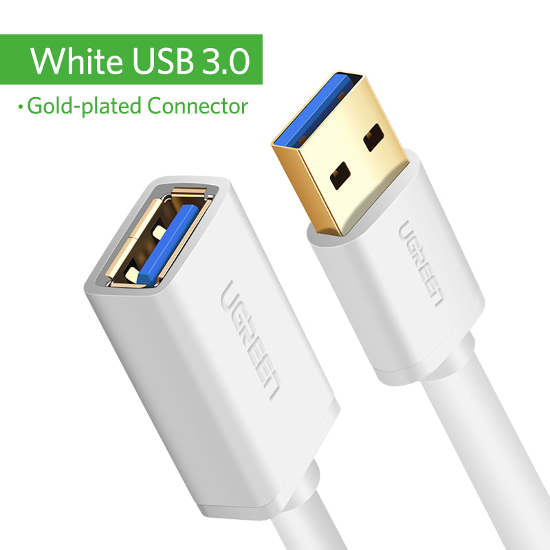 Ugreen USB Extension Cable USB 3.0 Cable for Smart TV PS4 Xbox One SSD USB3.0 2.0 to Extender Data