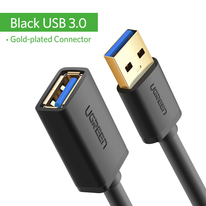 Ugreen USB Extension Cable USB 3.0 Cable for Smart TV PS4 Xbox One SSD USB3.0 2.0 to Extender Data