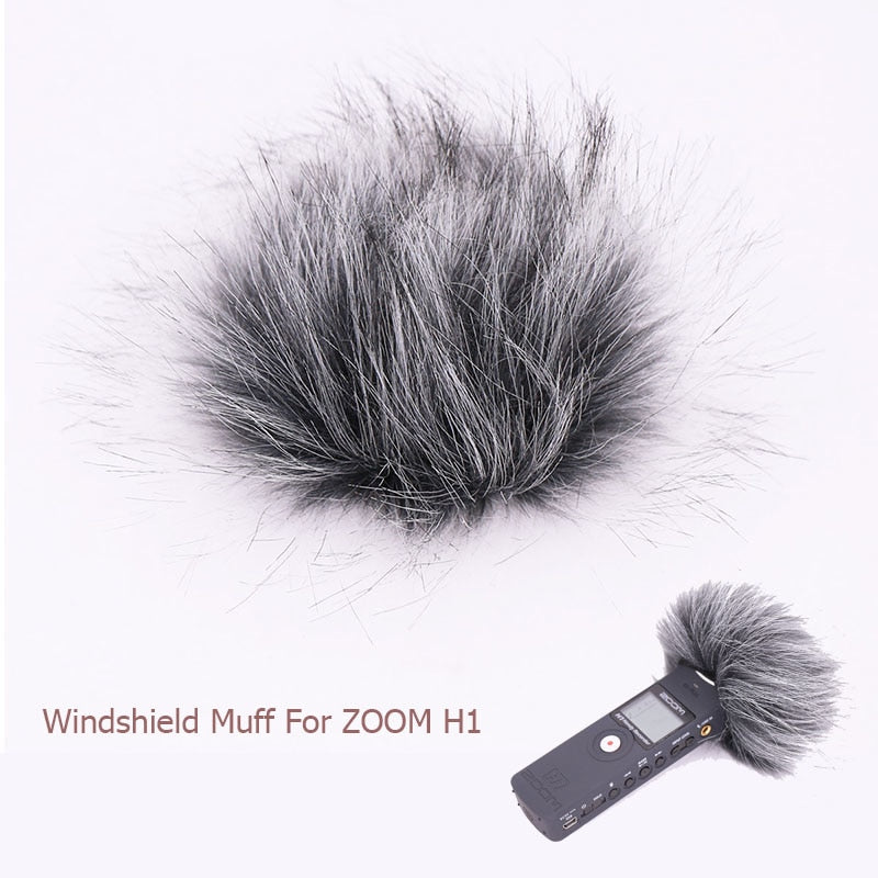 Ulanzi Outdoor Windscreen Deadcat Windshield for ZOOM H1 Handy Recorder Windshield Muff for zoom h1n
