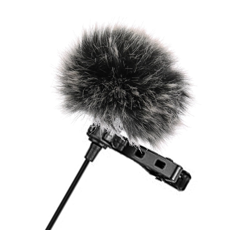 Universal Lavalier Microphone Furry Windscreen Fur Windshield Wind Muff Soft For SONY RODE BOYA