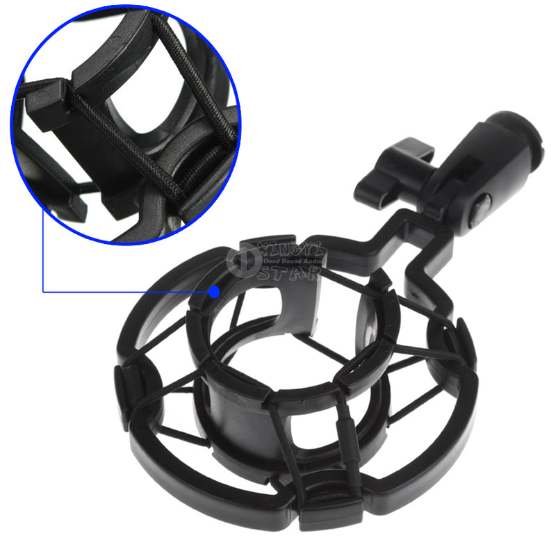 Universal Studio Mic Stand Microphone Spider Shock Mount Mike Clamp Clip Holder Shockproof For ISK