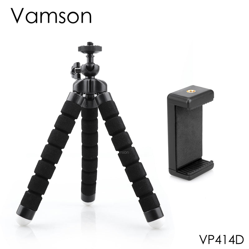 Vamson Mini Tripod for Phone Flexible Leg Gorillapod Octopus Tripod Mobile Phone camera for iphone
