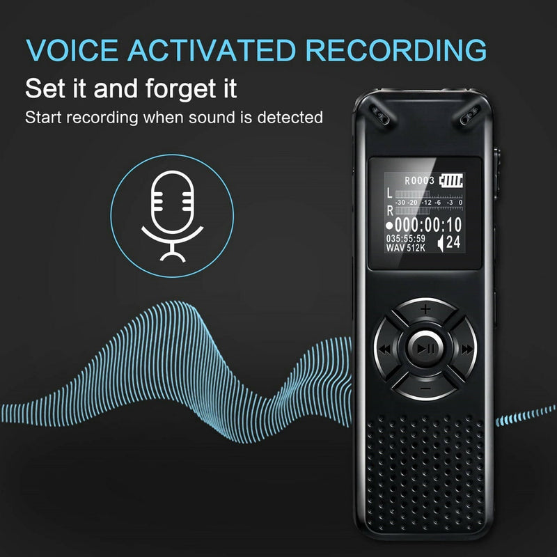 Vandlion Professional Smart Digital Voice Recorder Portable Hidden HD Sound Audio Telephone