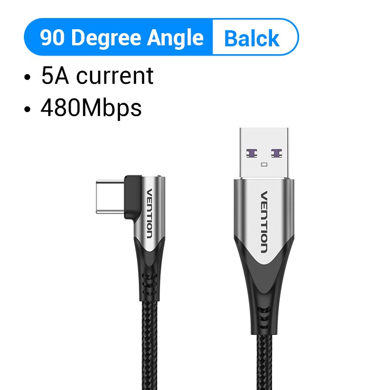 5A USB Type C Cable for Huawei Mate 30 P40 P30 Supercharge 40W Quick Charge 3.0 SCP Fast Charger