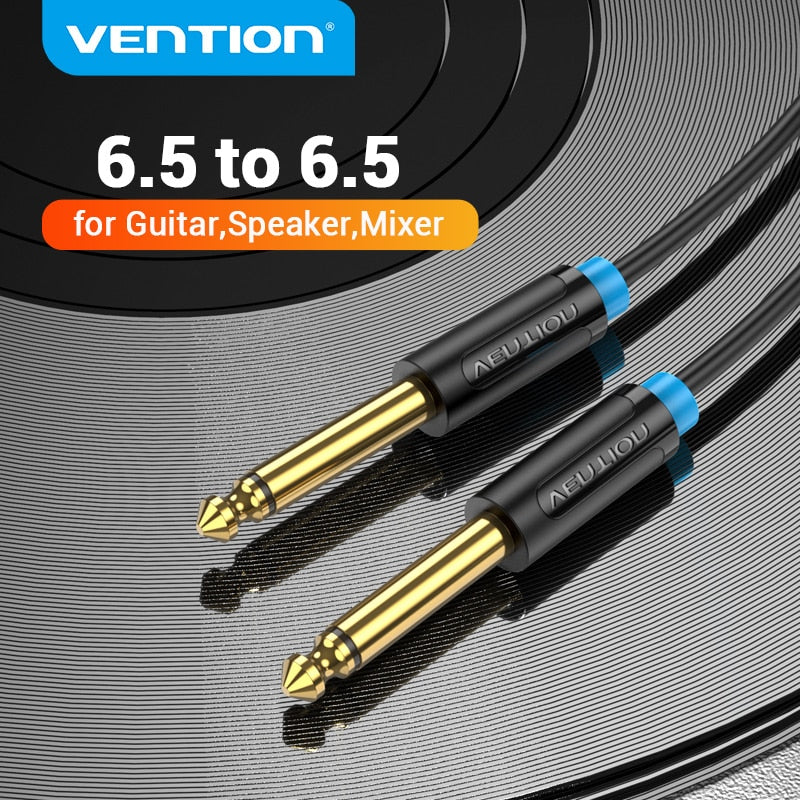 Aux Guitar Cable Jack 6.5 mm to 6.5 mm Audio Cable Stereo Jack 6.35mm Aux Cable