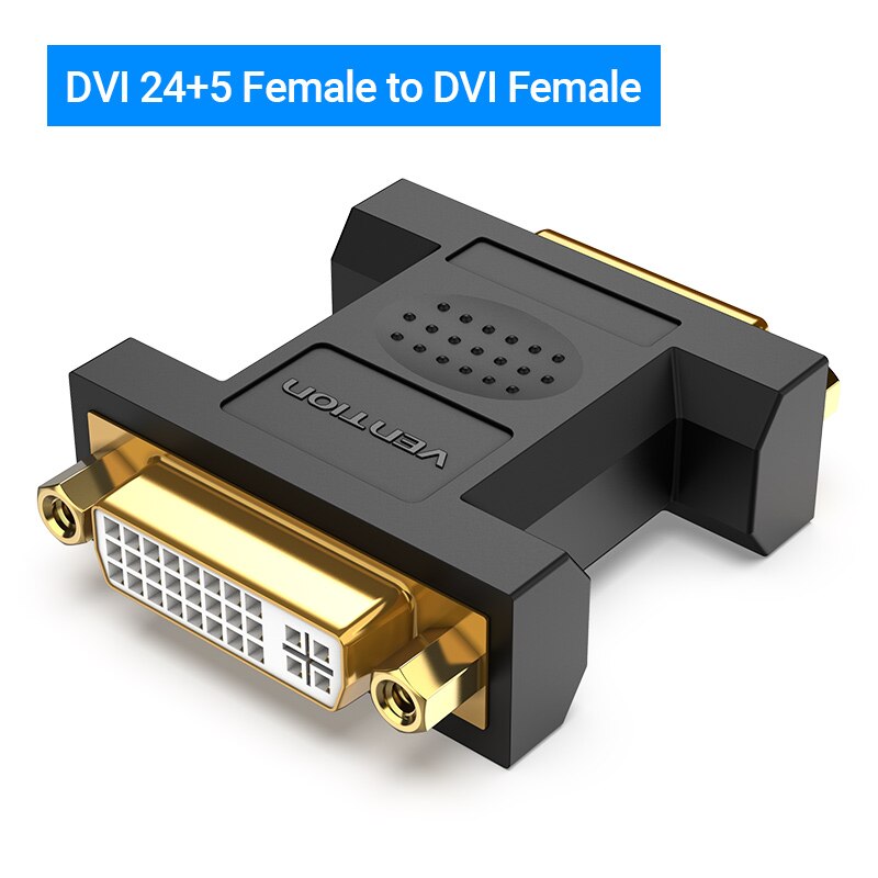 DVI Adapter DVI-I 24+5 Female to Male Extension Adapter 1080P 60Hz DVI Converter Cable