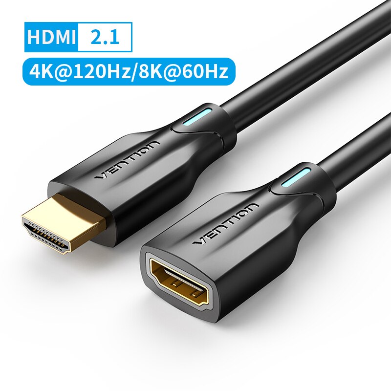 HDMI 2.0 Extension Cable 4K/60Hz HDMI 2.0 2.1 Male to Female Cable HDMI Extender Adapter 8K