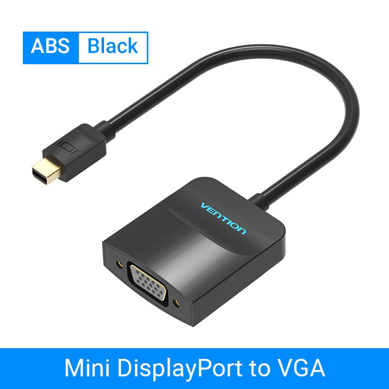 Mini DisplayPort Converter to HDMI VGA Adapter 2 in 1 Mini Display Port to HDMI VGA DP Cable