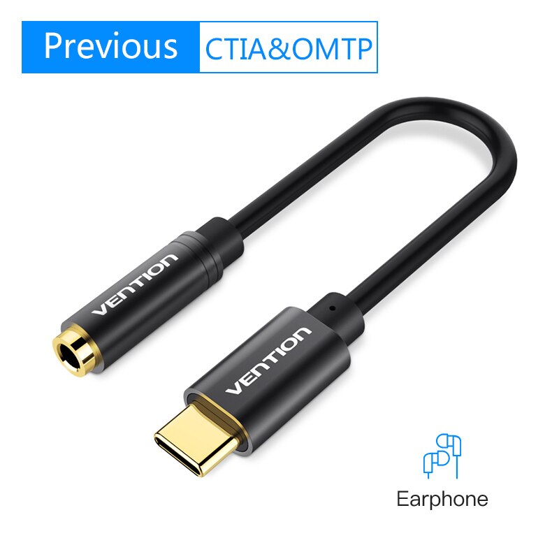 Type C to 3.5mm USB C to Jack Earphone Adapter Audio Cable Headphones Adaptador Type C 3.5