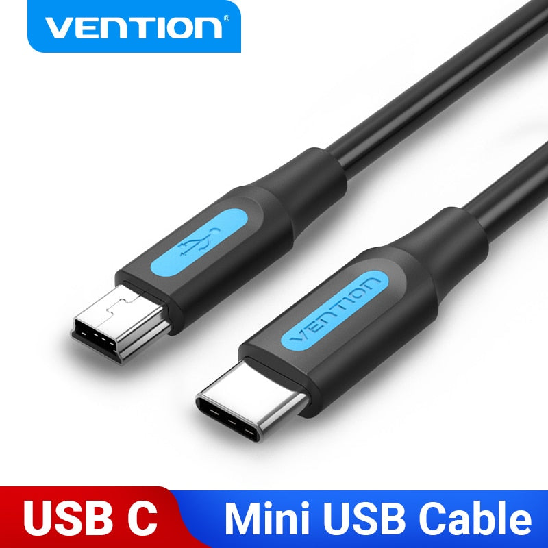 USB C to Mini USB Cable Type C Adapter Type-c to Mini USB Cable