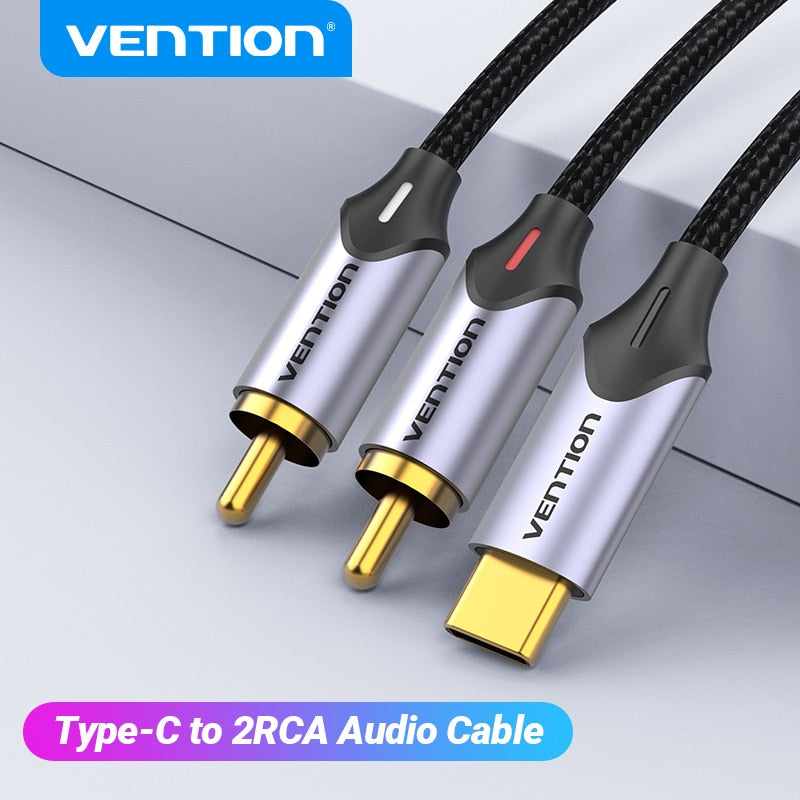 USB C to RCA Audio Cable Type C to 2 RCA Cable for 1m 2m 3m USB C Splitter RCA Y