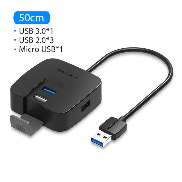 USB Hub 3.0 Multi USB Splitter 4 Port USB Flash Drive Mouse Keyboard Xiaomi Adapter USB 3.0