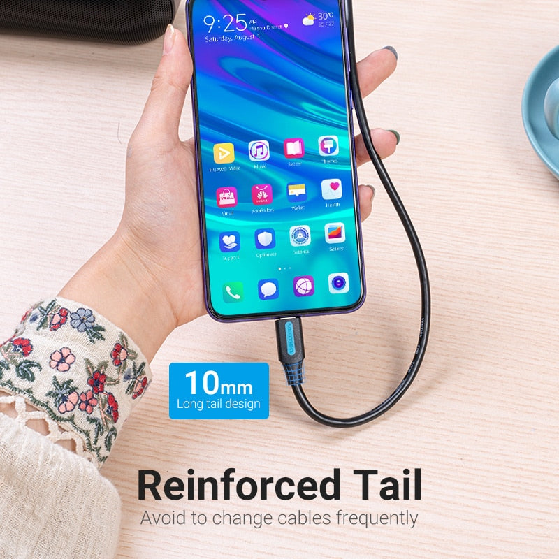 USB Type C Cable 3A Fast Charging USB 3.0 Cable Type-C Data Charging Cable